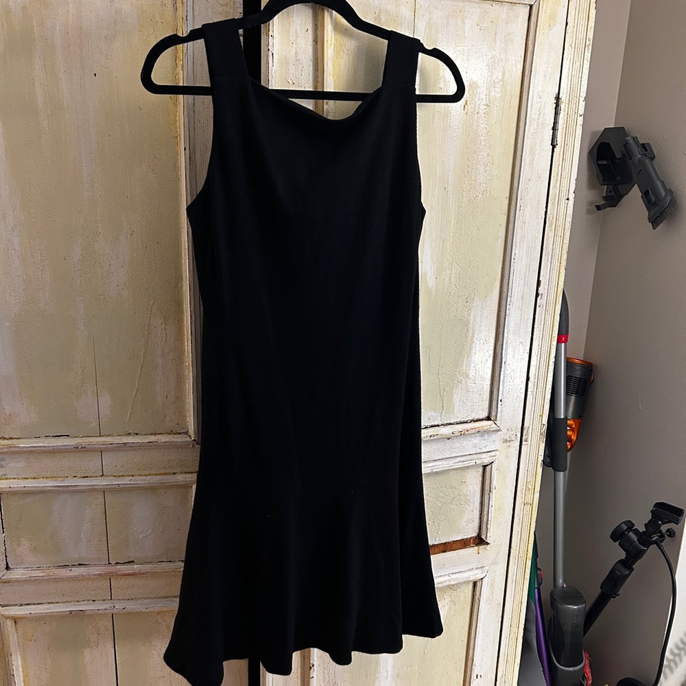 Ralph Lauren Black Sleeveless Midi Dress
